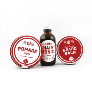 Ace High Hair Tonic Pomade And Beard Balm Bundle