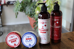 Bay Rum Scented Shampoo Conditioner Pomade And Clay